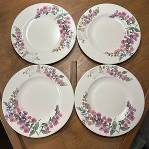 Set of 4 Vintage Pfaltzgraff Cape May 8" Lunch Plates Discontinued 1998-2001 USA